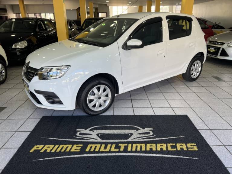 RENAULT - SANDERO - 2019/2020 - Branca - R$ 48.900,00